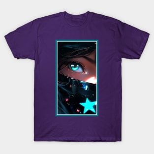 Anime Girl Eye | Quality Anime Artwork | Anime Aesthetic | Manga Anime Art T-Shirt